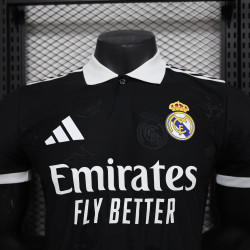 camisa 25/26 Real Madrid preta jogador