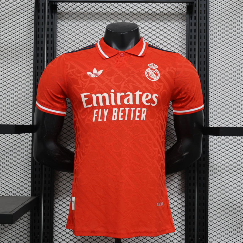 camisa 24/25 Player Real Madrid Special Edition vermelha