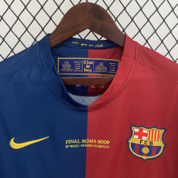 camisa Retro manga longa Barcelona 08/09 Champions League