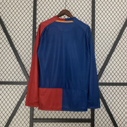 camisa Retro manga longa Barcelona 08/09 Champions League