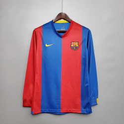 camisa Retro Barcelona 06/07 manga longa