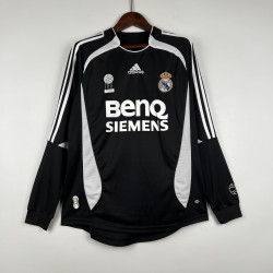 camisa Retro manga longa Real Madrid 06/07