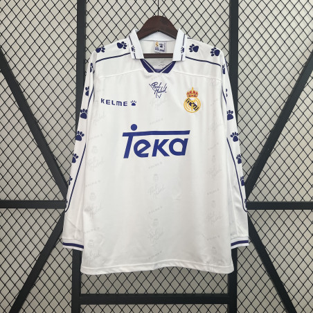 camisa Retro manga longa Real Madrid 94/96