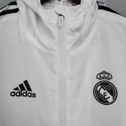 corta vento Real Madrid branco 21-22