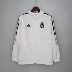 corta vento Real Madrid branco 21-22