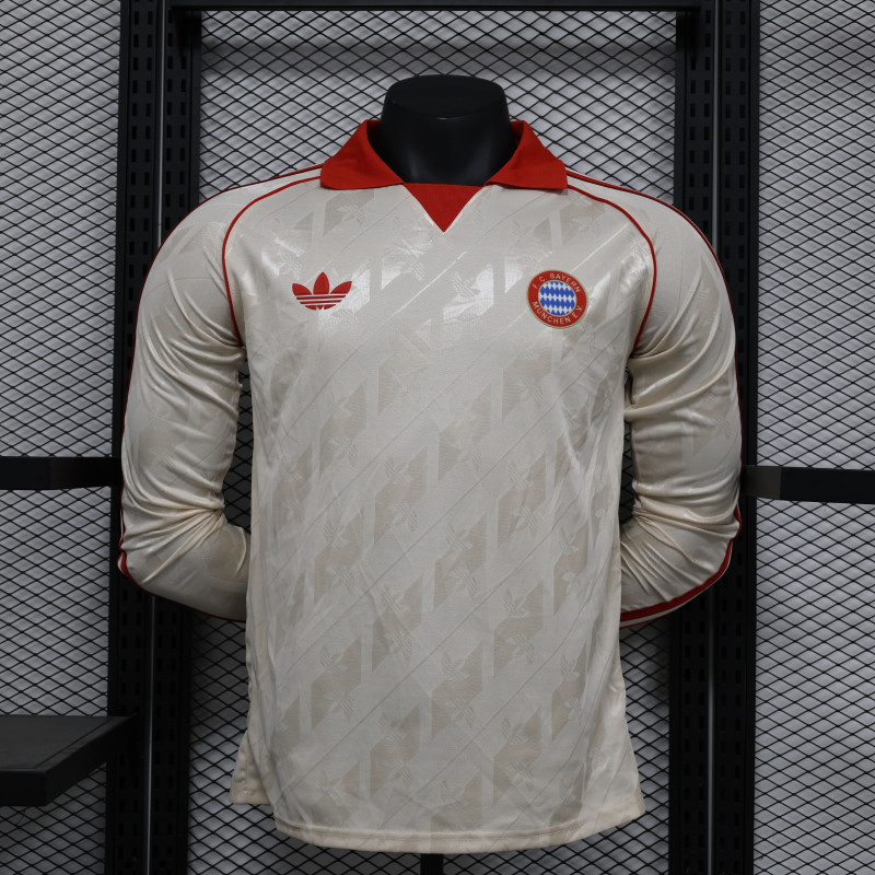 24/25 Player Long Sleeve Retro Bayern Munich
