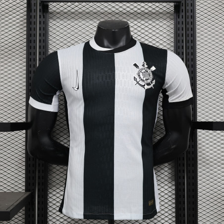 Camisa Corinthians 24-25 - Versão jogador Nike Masculina - Preta e Branca