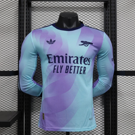 camisa arsenal manga longa
