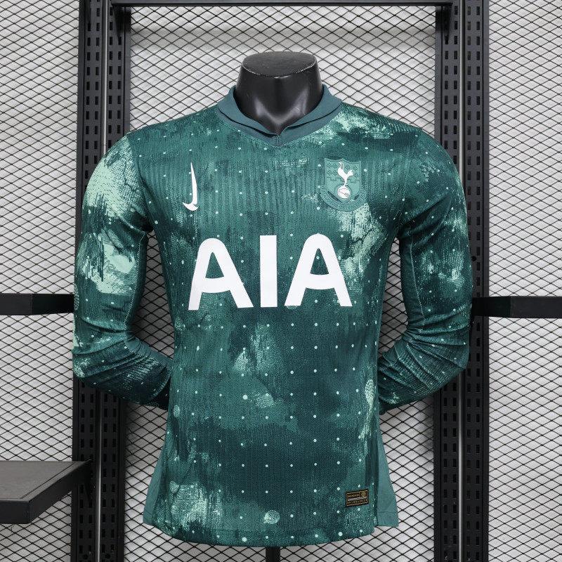 Camisa tottenham manga longa jogador