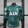 Camisa tottenham manga longa jogador