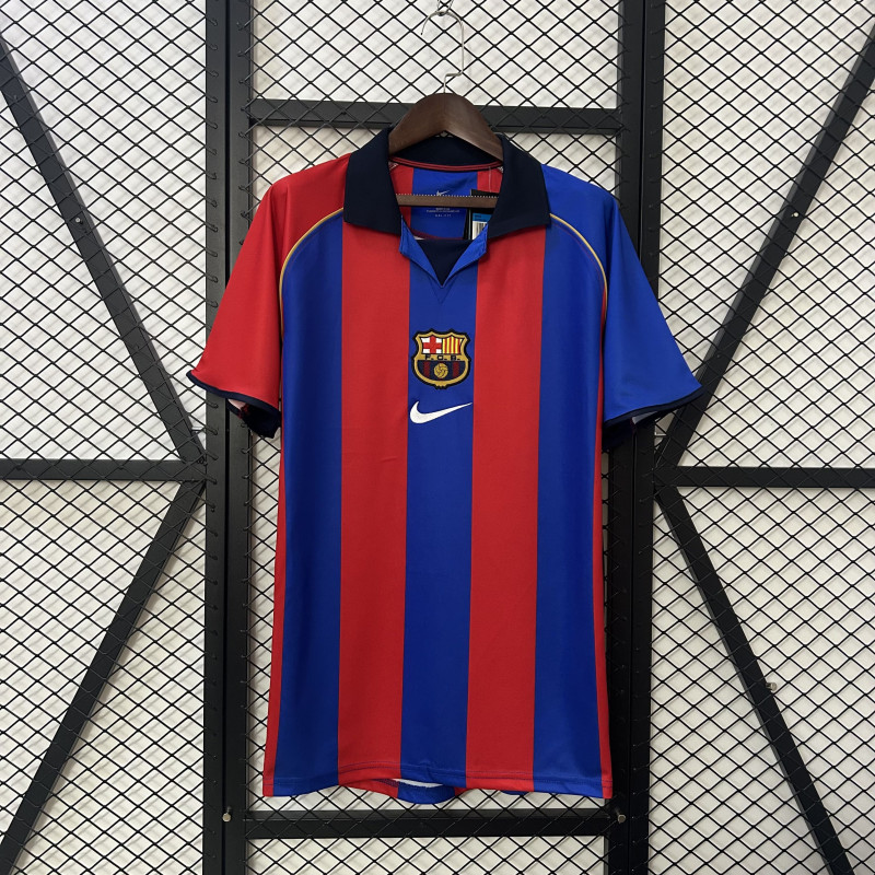 Camisa retrô Barcelona 01-02